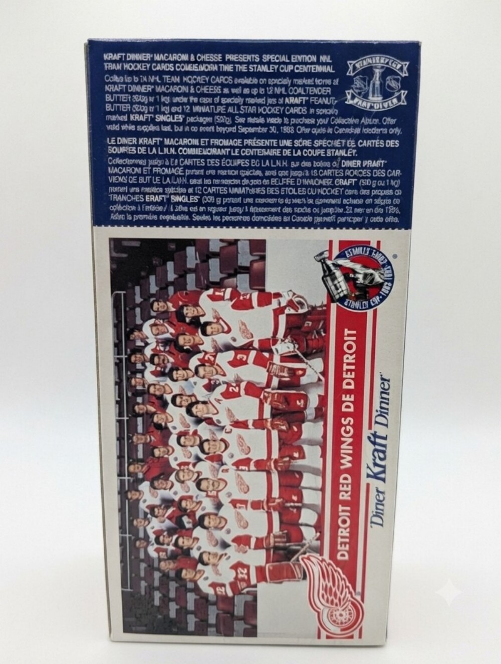 SEALED 1993 Kraft Dinner Detroit Red Wings Team Photo Card *DO NOT EAT!* KD